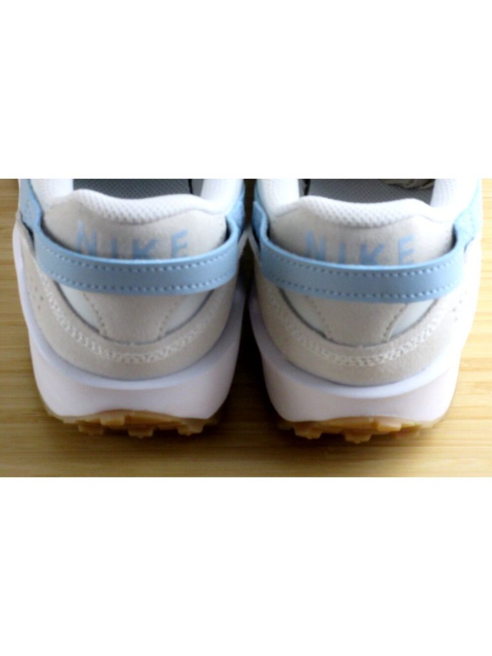Nike Women's Waffle Debut Retro Running Shoes Platinum Armory Blue Size 8 NIB - Picture 5 of 7